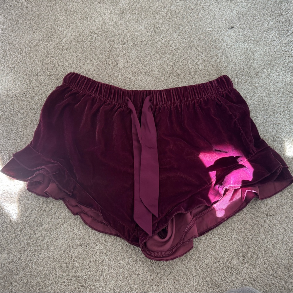 Victoria Secret Velvet Sleep Shorts